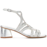 Schuhe Damen Sandalen / Sandaletten Pon´s Quintana Sandale  Bayona aus gewebtem Leder in Silber Other