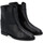Schuhe Damen Ankle Boots Via Roma 15 Eine Stiefelette  aus schwarzem Leder Other