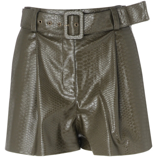Kleidung Damen Shorts / Bermudas Twin Set Shorts  Militärgrün Grün