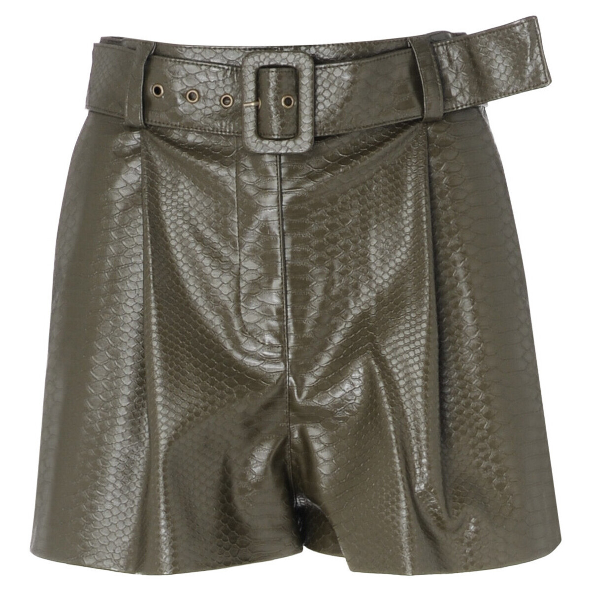 Kleidung Damen Shorts / Bermudas Twin Set Shorts  Militärgrün Grün