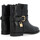Schuhe Damen Ankle Boots Via Roma 15 Stiefelette  aus schwarzem Leder mit Other