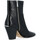 Schuhe Damen Ankle Boots MICHAEL Michael Kors Texanische Stiefelette  Dover aus schwarzem Other