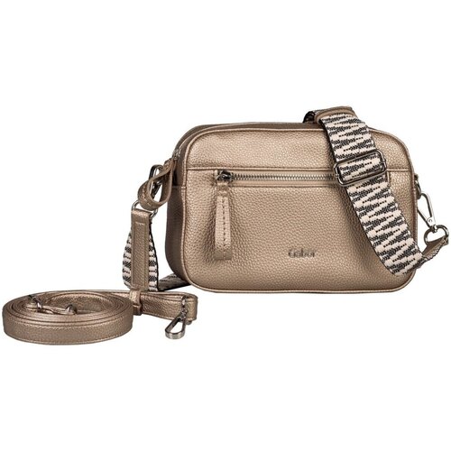 Taschen Damen Handtasche Gabor Mode Accessoires Silena, Camera bag, metallic r 010600 Gold