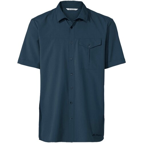 Kleidung Herren T-Shirts & Poloshirts Vaude Sport Me Rosemoor Shirt II dark sea uni 42238/160 160-160 Blau