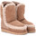 Schuhe Damen Ankle Boots Mou Stiefel  Eskimo 24 aus braunem und rosa doppelseitigem Other
