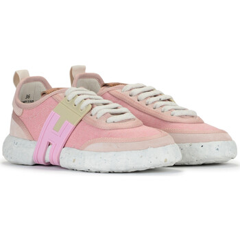 Hogan Sneaker  -3R in rosa-beigem Leinen Other
