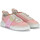 Schuhe Damen Sneaker Hogan Sneaker  -3R in rosa-beigem Leinen Other