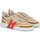 Schuhe Damen Sneaker Hogan Sneaker  Modell -3R aus braunem und rotem Segeltuch Other
