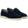 Schuhe Slipper Hogan Mokassin  H616 aus blauem Wildleder Other
