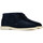 Schuhe Boots Hogan Stiefelette  H616 in blauem Wildleder Other