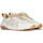 Schuhe Damen Sneaker Hogan Sneaker  H597 in weißem und beigem Leder und Stoff Other