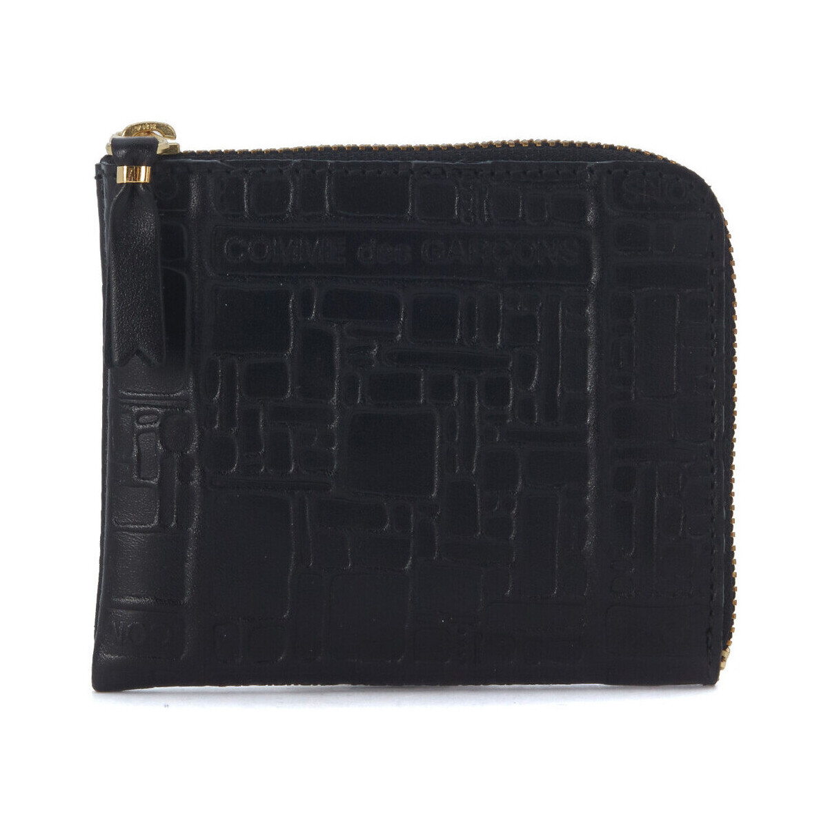 Taschen Portemonnaie Comme Des Garcons Comme Des Garçons Brieftasche aus schwarzem bedrucktem Other