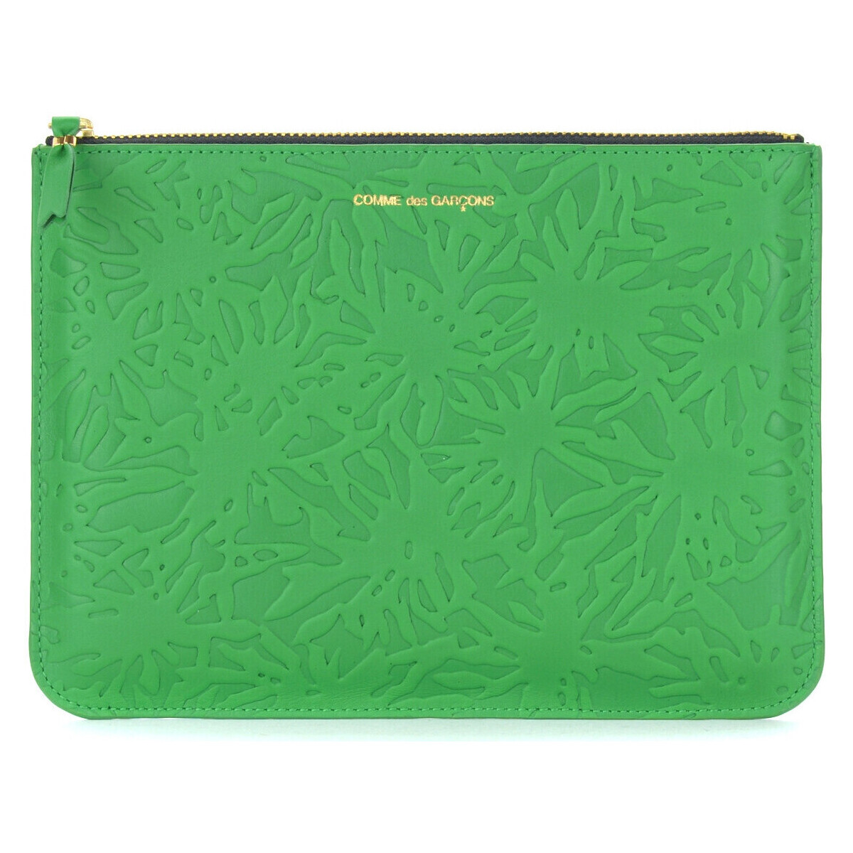Taschen Portemonnaie Comme Des Garcons Clutch Comme Des Garçons Wallet Geprägter Wald in grünem Grün