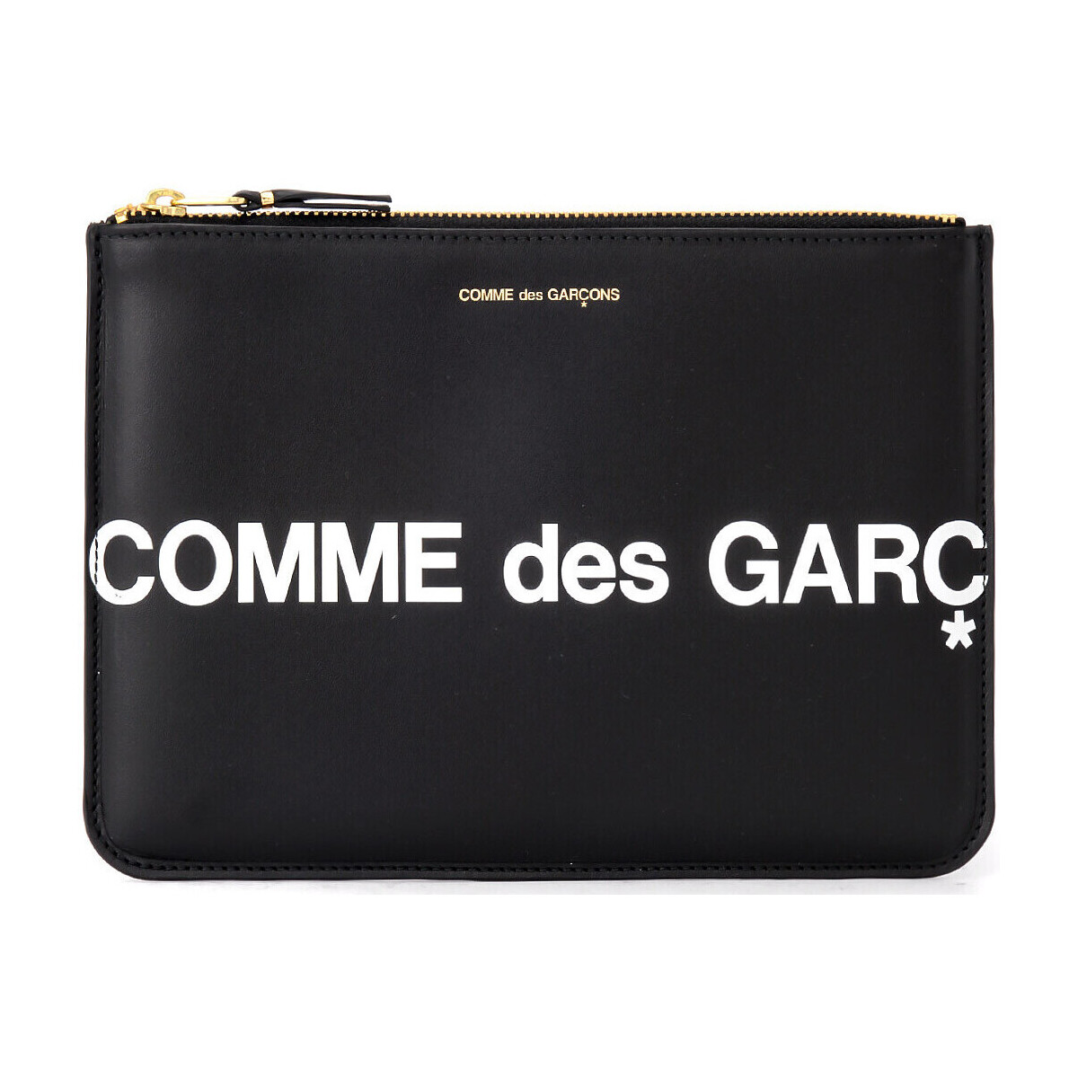 Taschen Portemonnaie Comme Des Garcons Umschlag Comme Des Garçons Wallet Huge Logo aus schwarzem Other