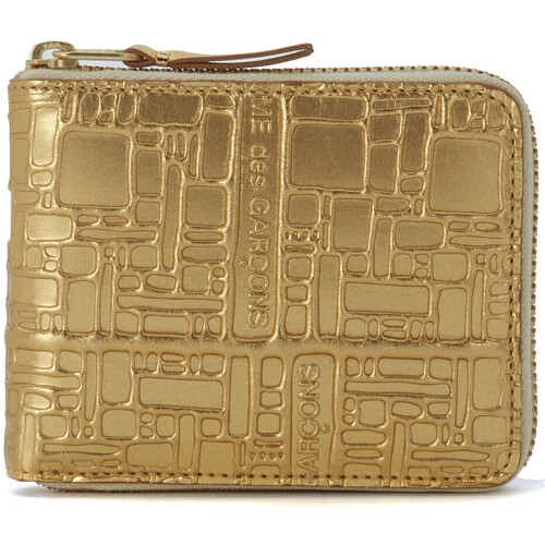 Taschen Portemonnaie Comme Des Garcons Comme Des Garçons Portemonnaie aus goldenem Leder mit Druck Other