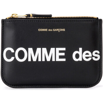 Comme Des Garcons  Geldbeutel Umschlag Comme Des Garçons Wallet Huge Logo aus schwarzem