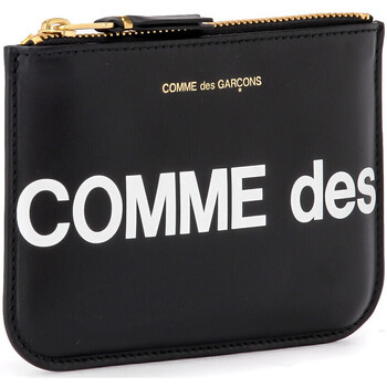 Comme Des Garcons Umschlag Comme Des Garçons Wallet Huge Logo aus schwarzem Other