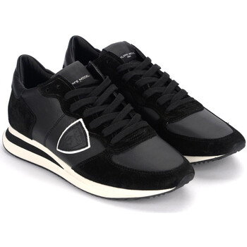 Philippe Model Sneaker  Tropez X aus schwarzem Leder und Other