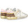 Schuhe Damen Sneaker Philippe Model Sneaker  PRSX animalier weiß und gold Other