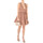 Kleidung Damen Kleider Pinko Minikleid  aus champagnerfarbenem Taft Other