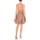 Kleidung Damen Kleider Pinko Minikleid  aus champagnerfarbenem Taft Other