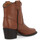 Schuhe Damen Ankle Boots Via Roma 15 Texanische Stiefelette  aus braunem Leder Other