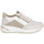 Schuhe Damen Sneaker Keys WHITE GOLD Weiss