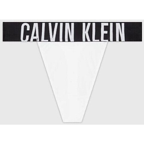 Unterwäsche Damen Slips Calvin Klein Jeans 000QF7638E100 THONG Weiss