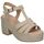 Schuhe Damen Sandalen / Sandaletten MTNG 51820 Beige
