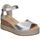 Schuhe Damen Sandalen / Sandaletten Pitillos 5521 Silbern