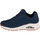 Schuhe Damen Sneaker Low Skechers Uno-Stand on Air Blau