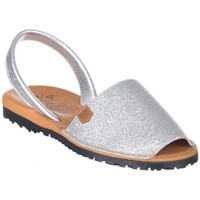 Schuhe Damen Sandalen / Sandaletten Popa SCHUHE  CALIFORNIA Silbern