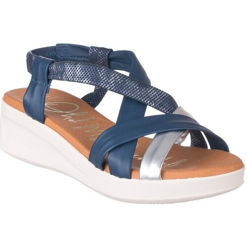 Schuhe Damen Sandalen / Sandaletten Oh My Sandals SCHUHE  5406 Blau