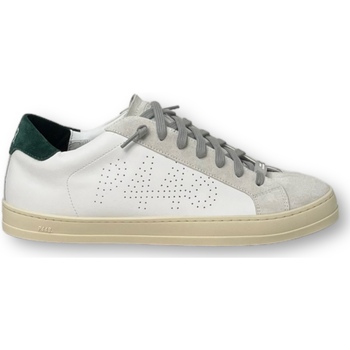 Schuhe Herren Sneaker P448 CORJOHN WHITE/GREEN Weiss