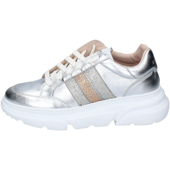 Schuhe Damen Sneaker Stokton EY907 Silbern