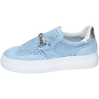 Schuhe Damen Sneaker Stokton EY910 SLIP ON Blau