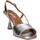 Schuhe Damen Sandalen / Sandaletten L'amour L101 Sandelholz Frau Silbern