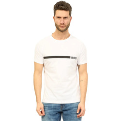 Kleidung Herren T-Shirts BOSS line Weiss