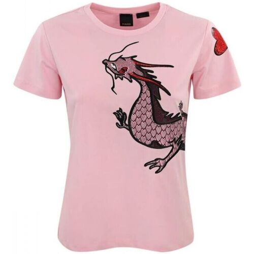Kleidung Damen T-Shirts & Poloshirts Pinko QUENTIN 100535 A1QT-N78 Rosa