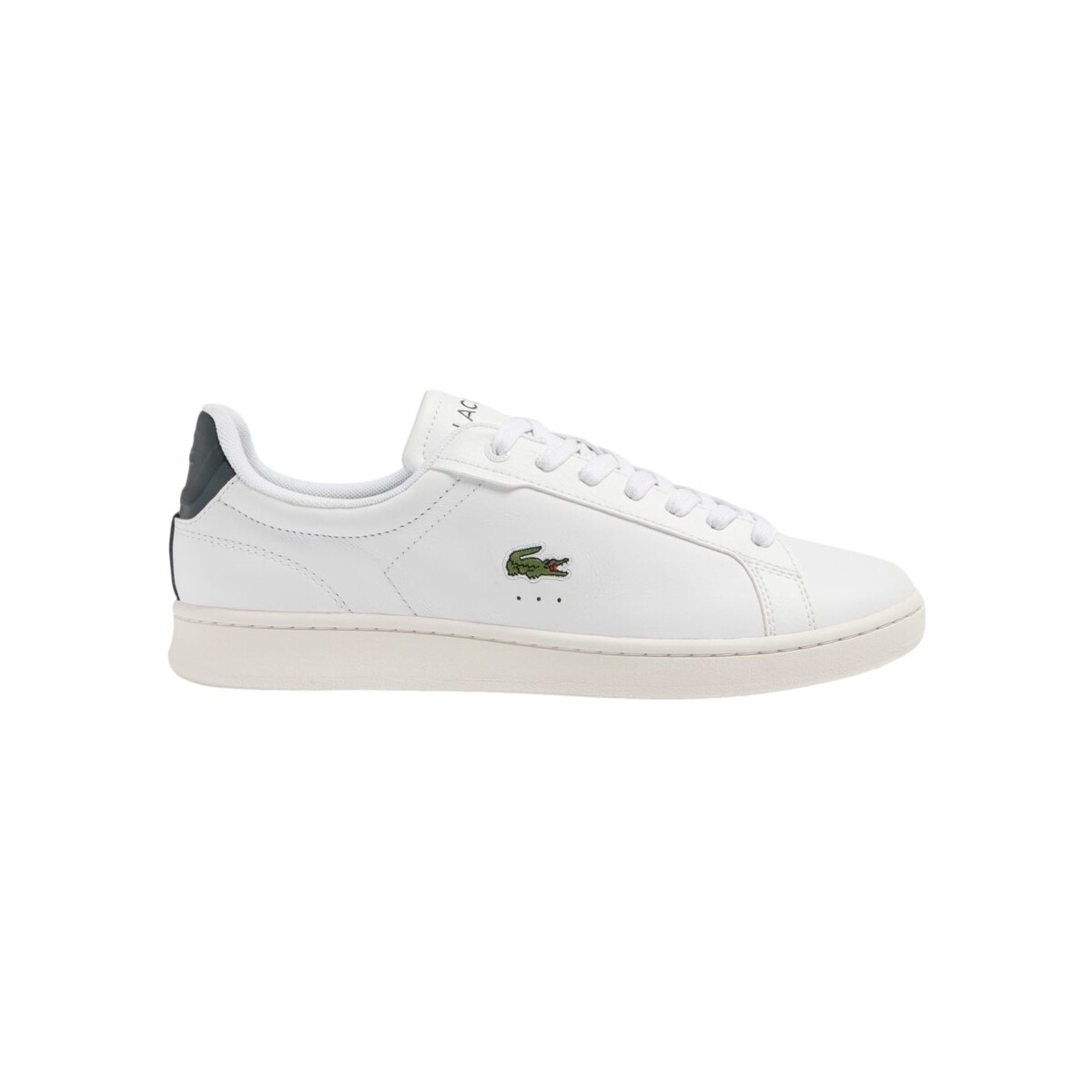 Schuhe Herren Sneaker Low Lacoste Carnaby PRO TRI 123 - White/Dark Green Weiss