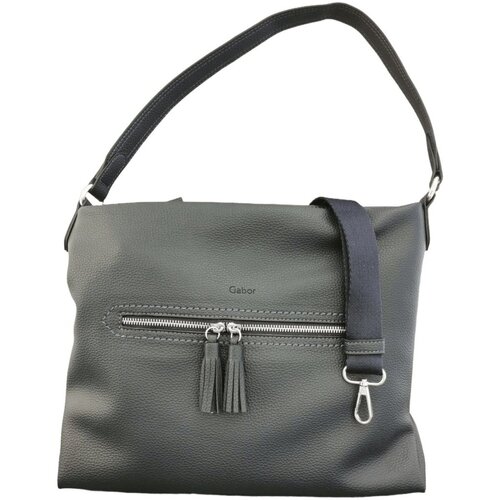 Taschen Damen Handtasche Gabor Mode Accessoires Anthina, Hobo bag, dark blue 010484 Blau