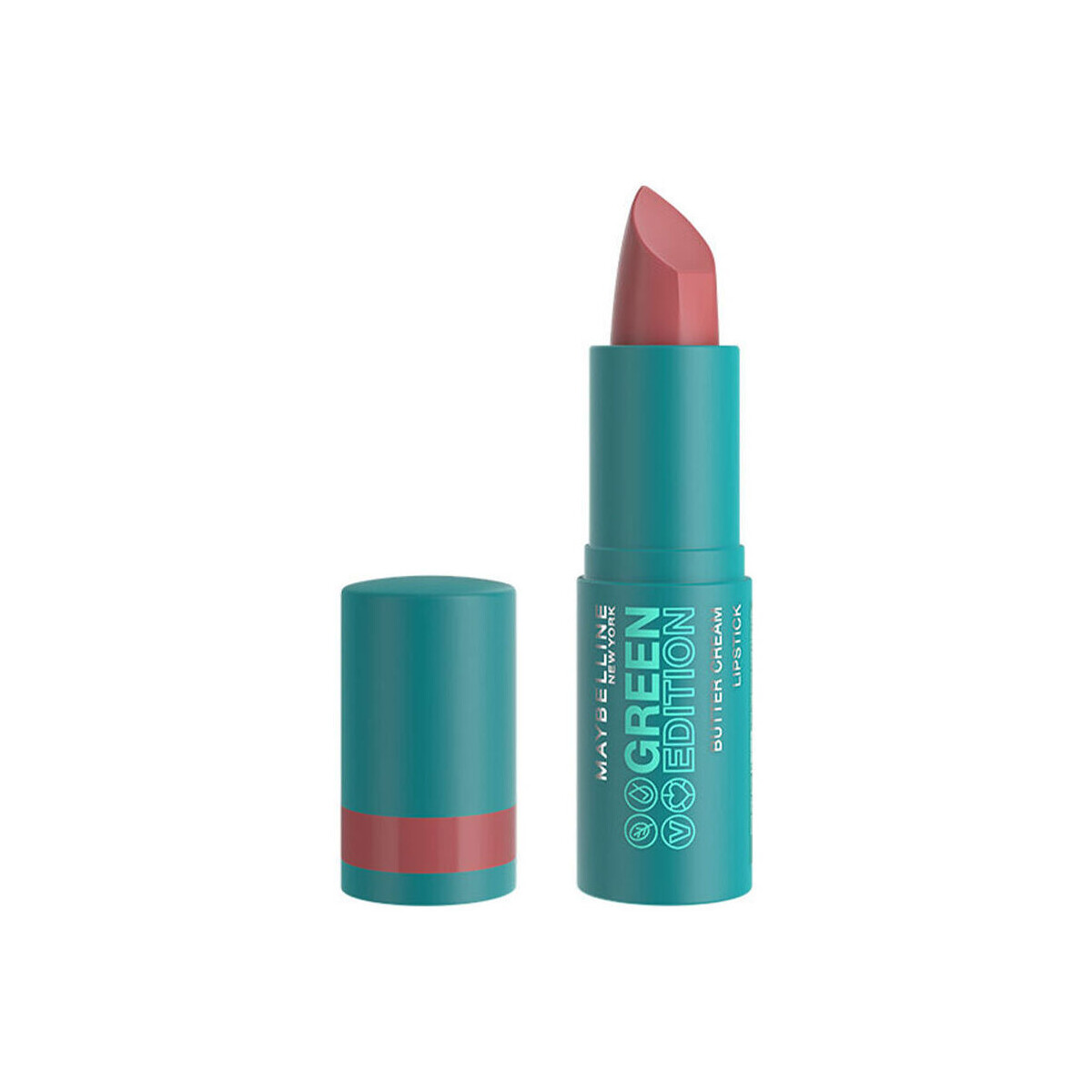 Beauty Damen Lippenstift Maybelline New York Green Edition Butter Cream Lipstick 011-glacier 10 Gr 