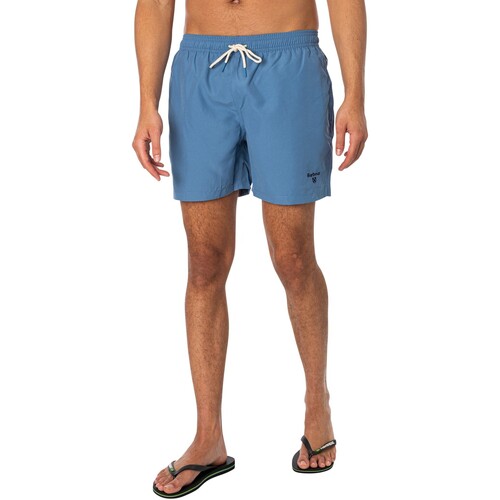 Kleidung Herren Badeanzug /Badeshorts Barbour Badeshorts mit Staple-Logo Blau