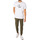 Kleidung Herren T-Shirts Calvin Klein Jeans T-Shirt mit unterbrochener Kontur Weiss