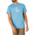 Kleidung Herren T-Shirts Calvin Klein Jeans T-Shirt mit unterbrochener Kontur Blau