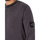 Kleidung Herren T-Shirts Calvin Klein Jeans Langärmliges T-Shirt mit verwaschenem Wappen und Waffelmuster Schwarz