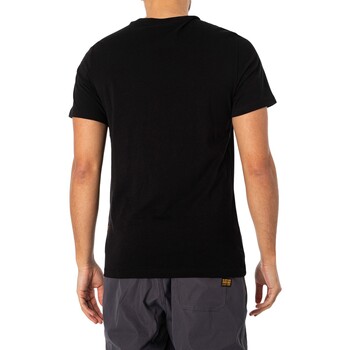 G-Star Raw Slim-T-Shirt im Used-Look von Originals Schwarz
