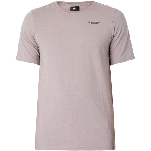 Kleidung Herren T-Shirts G-Star Raw Slim-Base-T-Shirt Grau