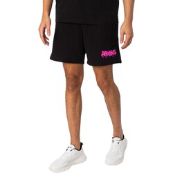 Kleidung Herren Shorts / Bermudas BOSS Dapalmi-Sweatshorts Schwarz