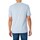 Kleidung Herren T-Shirts BOSS Dero222 T-Shirt mit Logo auf der Brust Blau